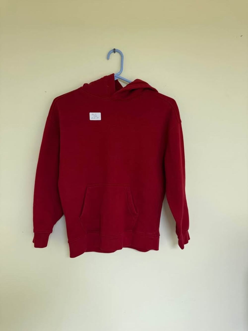 DSG Women’s Medium Red Pullover Fleece Hoodie Kangaroo Pocket (as60b3)